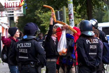 Demonstration gegen Rassismus und Abschiebungen, Berlin
