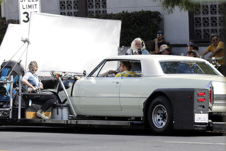 Dreharbeiten zu 'Once Upon a Time in Hollywood' in Burbank