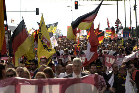'Merkel muss weg' Demo in Berlin