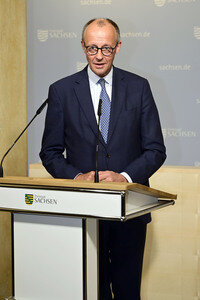Antrittsbesuch von Bundeskanzler Friedrich Merz im Freistaat Sachsen in Dresden