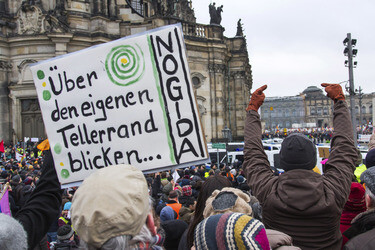 No Pegida Demonstration, Dresden