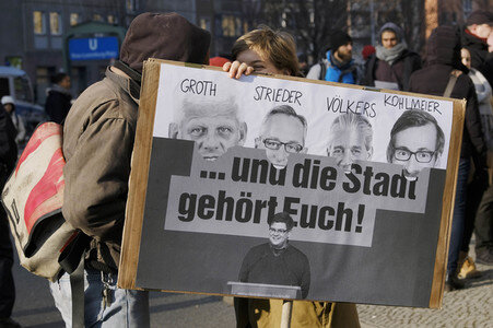 Studentendemo in Berlin