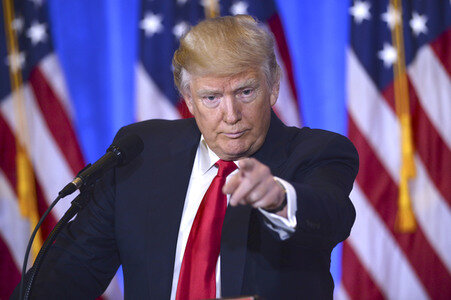 Donald Trump Pressekonferenz in New York