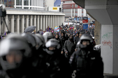 Demonstrationen gegen den AfD Bundesparteitag in Köln