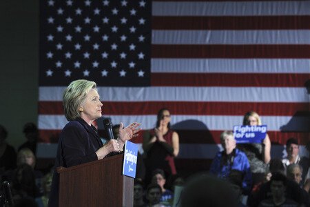 Walkampfrede von Hillary Clinton in New Jersey
