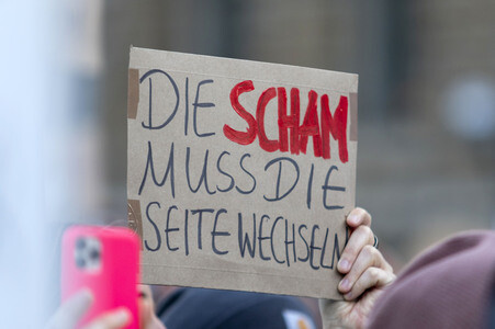 Demonstration gegen sexualisierte Gewalt in Hamburg