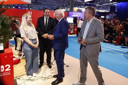 Der Bundespräsident auf der Gamescom 2026 in Köln
