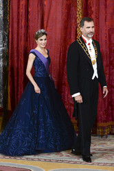 Gala Dinner zu Ehren des peruanischen Präsidenten Humala in Madrid