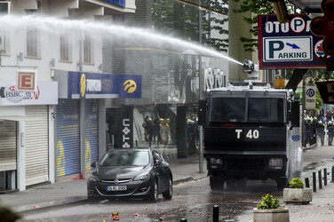 Maidemonstration in Istanbul