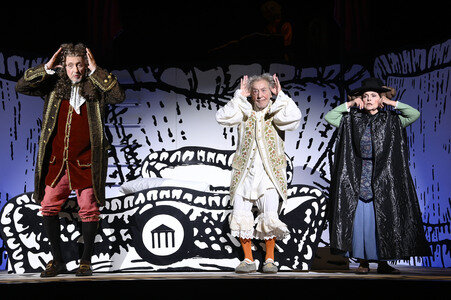 Theaterprobe 'Der eingebildet Kranke' in Berlin