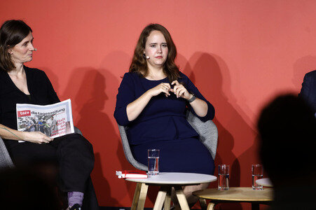 Ricarda Lang auf der Frankfurter Buchmesse 2025 in Frankfurt