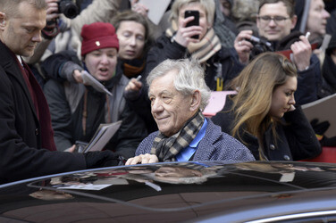 'Mr. Holmes' Pressekonferenz Abfahrt, Berlinale 2015