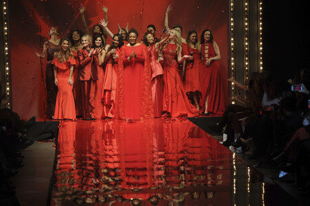 American Heart Association Fashion Show in New York
