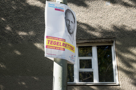 Bundestagswahlkampf-Plakate in Berlin