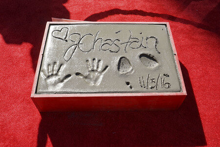Hand and Footprint Ceremony mit Jassica Chastain in Los Angeles