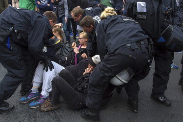 Gegendemonstration zum 'Marsch für das Leben', Berlin