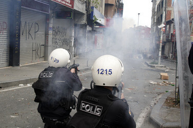 Maidemonstration in Istanbul