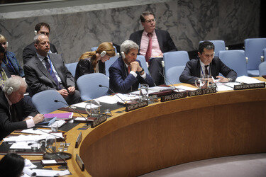 John Kerry leitet die UN Sicherheitsrat-Sitzung zum Thema Irak, New York