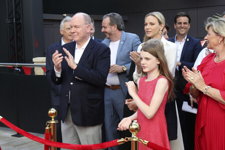Einweihung des Themenbereichs Monaco mit Fürst Albert II. im Europa-Park in Rust