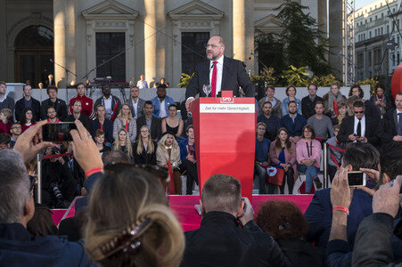 Wahlkampfveranstaltung mit Martin Schulz in Berlin
