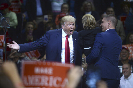 Donald Trump Wahlkampfveranstaltung in Wilkes-Barre