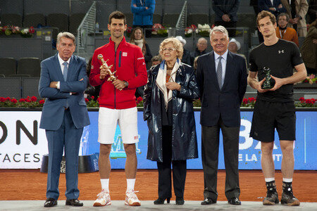 Tennis Match Novak Djokovic vs Andy Murray in Madrid