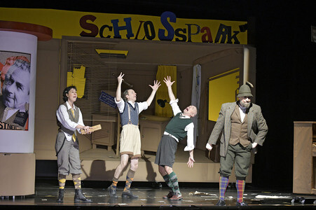 Theaterprobe 'Erich und die Detektive' in Berlin