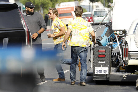 Dreharbeiten zu 'Once Upon a Time in Hollywood' in Burbank
