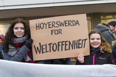 Hoygida Gegen-Demonstration, Hoyerswerda