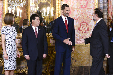 Empfang für Präsident Horacio Cartes in Madrid