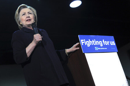 Walkampfrede von Hillary Clinton in New Jersey