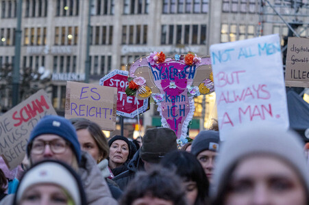 Demonstration gegen sexualisierte Gewalt in Hamburg