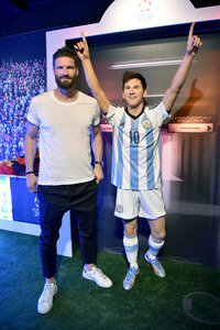 Einweihung des Fußball-WM Bereichs bei Madame Tussauds Berlin