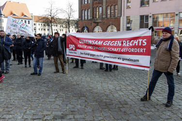 Gegen Demo zur Neonazi Demonstration, Frankfurt/Oder