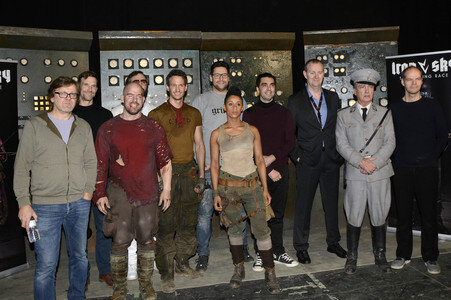 Dreharbeiten zu 'Iron Sky: The Coming Race' in Lint