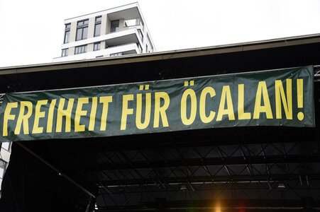 Kurden-Demonstration in Frankfurt