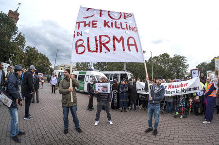 Muslimen Demonstration in Berlin