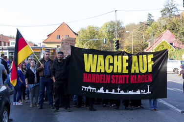 Neonazi Demo, Berlin