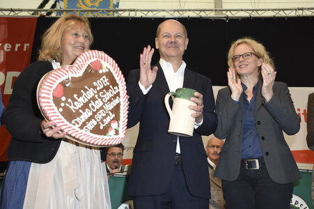 Wahlkampfveranstaltung der SPD in Grasbrunn