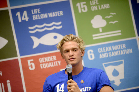 Podiumsgespräch mit Cody Simpson in New York