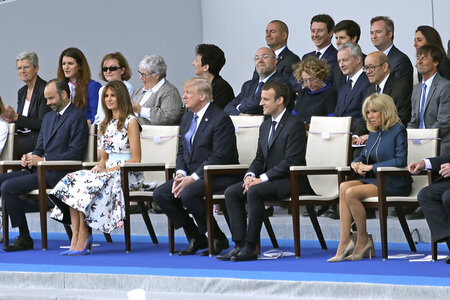 Militärparade zum französischen Nationalfeiertag in Paris