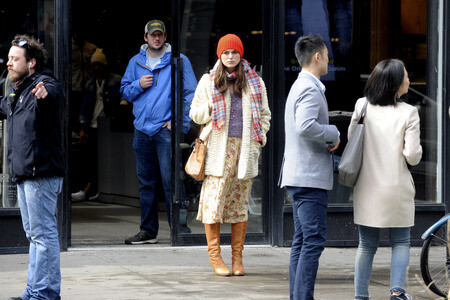 Dreharbeiten zu 'Collateral Beauty' in New York