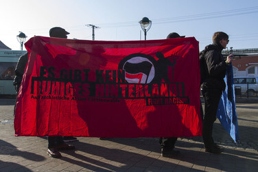 Gegen Demo zur Neonazi Demonstration, Frankfurt/Oder