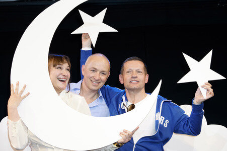 Fototermin zur Operette 'Frau Luna' in Berlin