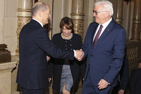 Antrittsbesuch von Frank-Walter Steinmeier in Hamburg