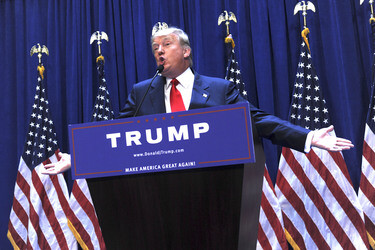 Donald Trump Pressekonferenz in New York