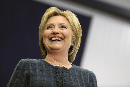 Wahlkampfrede von Hillary Clinton in Portsmouth