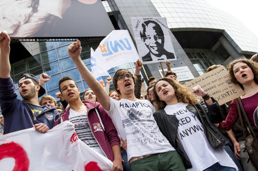 Demonstration gegen die Front National, Paris