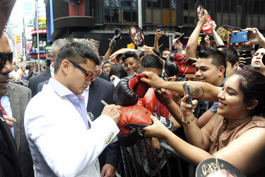 Floyd Mayweather Jr. vs. Marcos Maidana  Pressekonferenz  New York