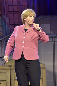 Theaterprobe 'Miss Merkel - Mord in der Uckermark' in Berlin